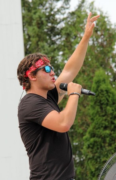 Chase Kasner, lead singer for the River Town Saints. Anthony Dixon