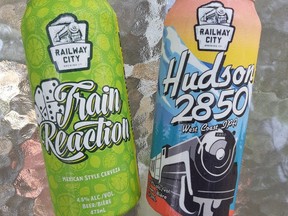 Railway City heads to Mexico and the West Coast for inspiration for two new beers. Train Reaction, a cerveza with a hint of lime and salt, is at the LCBO. Hudson 2850 is the first West Coast IPA from the St. Thomas brewery, famous for its Dead Elephant British-style IPA. (Wayne Newton photo)