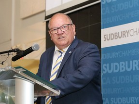 Greater Sudbury Mayor Brian Bigger, shown in this file photo, introduced a motion Tuesday allowing property owners to defer a portion of their 2021 taxes. Council approved the resolution unanimously.