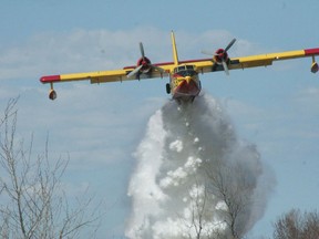 A pair of water bombers from Manitoba are among four sent to Ontario to supplement the Ministry of Natural Resources and Forestry's fleet in northeastern Ontario. Isabelle Chenard, Northeast Region information officer with Aviation, Forest Fire and Emergency Services, says the water bombers, the bird dog aircraft – the smaller airplanes that guide the bombers to where they are needed – as well as their air crew and air attack officers, arrived in the area Monday. They will help fight fires in the northeast, including those in Sudbury.