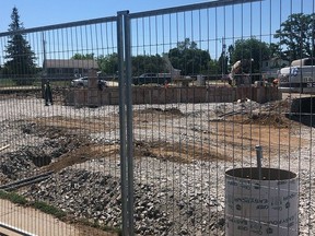 Contractors broke ground on Little Current's future Tim Horton's operation, which is located on Manitowaning Road (Highway 6) and Draper Street, on June 15. Supplied photo