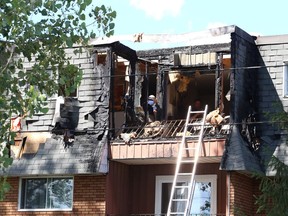 Thanks to neighbours, occupants of a Moreau Street apartment in Garson, Ont. were able to escape safely after a fire in a third-floor unit in the early hours on Friday July 24, 2020.
