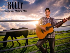 Rolly, the Music Making Man. Supplied