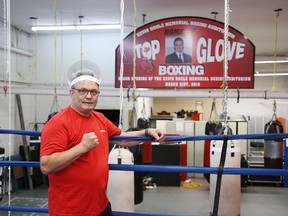 Gord Apolloni, of Top Glove Boxing Academy on Lorne Street in Sudbury, Ont.