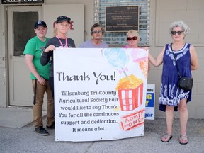 The Tillsonburg Tri-County Agricultural Society Fair Board would like to thank everyone for their continued support. This year's fair in August has been postponed until August 2021. (Chris Abbott/Tillsonburg News)