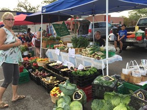A file photo from the Wallaceburg Farmers' Market held last August. Organizers say residents and vendors were eager to be back when the event had its first date of the season on June 20. They also said patrons complied with the COVID-19 precautions. But as more markets are set to be held during the summer season, they're ready to learn from each event and adapt the operation. File photo/Courier Press