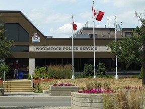 The Woodstock Police Service building (Sentinel-Review file photo)