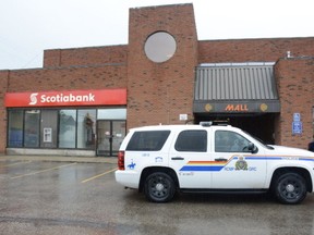 On June 9, 2017, the Scotiabank in Whitecourt was robbed by a single man with what looked like a gun. 
- Whitecourt Star File Photo