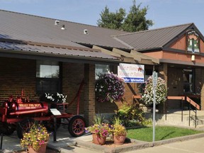 In keeping with the Town of Millet's re-launch strategy, the Town of Millet administration office reopened Monday, July 13. 
Photo courtesy Millet Museum, Archives and Visitor Information Centre.