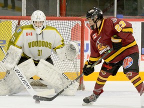 Commissioner Robert Mazzuca is confident there will be a 2020-21 NOJHL campaign, but it remains to be seen when the puck will drop on the new season. Coming off a very successful 2019-20 campaign, the Timmins Rock, one of 12 teams in the Junior ‘A’ loop, have been busy signing players — including talented young forward Cameron Kosurko — in anticipation of action getting underway. THOMAS PERRY/THE DAILY PRESS/POSTMEDIA NETWORK