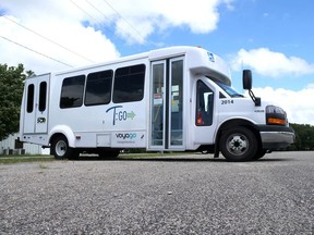 The inter-community transit system official began Tuesday. The regional system will run out of Tillsonburg and connect to nearby Norfolk, Middlesex and Elgin counties as well as the southern portions of Oxford County and London.
 (Chris Abbott/Postmedia Network)