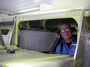 Even at the earliest stages, the homebuilt process has a way of putting a smile on Dan Kerr's face. Pat Kerr