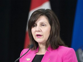 Education Minister Adriana LaGrange updates Albertans on the school re-entry plan for the 2020-21 school year. CHRIS SCHWARZ/Government of Alberta