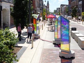 Prismatica, an illuminated art installation that has made appearances in Switzerland, England and Chicago, has proven to be a success in Belleville's downtown core.
SUBMITTED