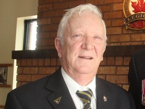 Allan Jones, president of Royal Canadian Legion Branch 560 (Michael Lea/The Whig-Standard)