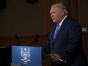 Ontario Premier Doug Ford said Wednesday from Toronto pandemic relief funding will be drawn from $1.6 billion specifically earmarked in Safe Restart agreement funding for 444 municipalities. (FILE photo)