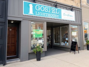 Gospel Lighthouse Christian Book Store in Tillsonburg, along with four other Lighthouse book stores in southern Ontario, will be closing its doors on Aug. 29. (Chris Abbott/Norfolk Tillsonburg News)