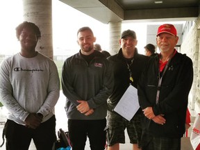 The Fort Saskatchewan Falcons Football organization is welcoming two new coaches, Epharh Oyama and Jake Battenfelder, to the team. Photo Supplied.