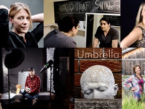 Clockwise from top left: Leigh Nash, Georgia Papanicolaou, Elizabeth McDonald, Donna Bennet & Brian Finley, Ash Murrell are among regional artists who weigh in on how the pandemic has impacted art and the creative process.
SUBMITTED