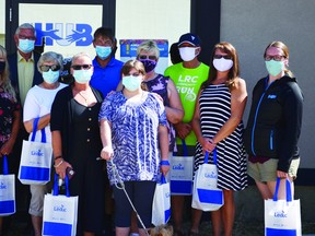 Volunteer Leduc recognized the Leduc HUB for the work they do in the city on Aug. 17. (Lisa Berg)