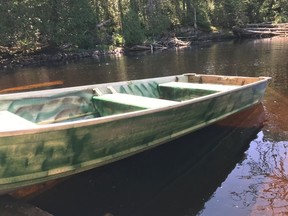 One of the stolen boats was recovered by its owner. (SUPPLIED PHOTO)