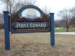 Village of Point Edward sign.