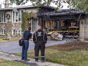 Fire investigators were at 11 Ludlow Crescent in Brantford on Friday morning.