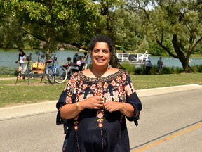 Stratford resident Katia Maxwell is hosting a march Aug. 28 honouring the 57th anniversary of Dr. Martin Luther King Jr.'s historic March on Washington. Galen Simmons/the Beacon Herald/Postmedia Network