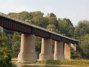 Menesetung Bridge (c. 2015). Courtesy Make Huron Home.