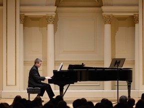 Devon Hansen is music director at St. Andrew's United Church and has planned a series of eight concerts for the Saturdays at 7 program, beginning in September. He's shown in a file photograph from 2015. Handout