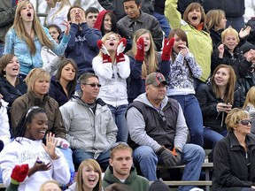 There will be no cheering for fans of high school sports with the pandemic causing the cancellation of the fall schedule. File photo/Postmedia Network