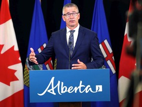 Finance Minister Travis Toews. 
Government of Alberta