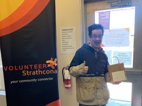 Local resident Kevin Thomas is enjoying volunteering with Volunteer Strathcona's COVID-10 Emergency Project over the last number of months. Photo Supplied