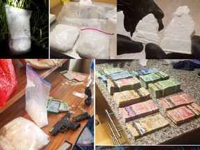 Items seized during Project Esher included crystal methamphetamine, more $130,000 in cash, two handguns and cocaine.