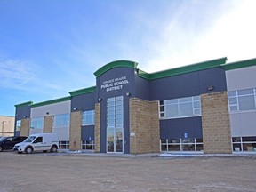 The main office for the Grande Prairie Public School District (GPPSD) on Wednesday, Nov. 20, 2019.