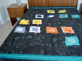Shown is the Huron Hospice's September Quilt of the Month. Handout