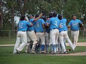 The Carberry Royals are the 2020 Santa Clara Baseball League Champions. (Aaron Wilgosh/Postmedia)