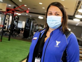 Amy Wadsworth is the general manager of the Chatham-Kent YMCA in Chatham, Ont. The YMCA reopened Friday, Aug. 28, 2020. (Mark Malone/Chatham Daily News)