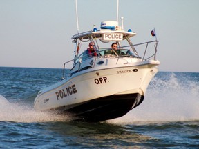 The OPP marine unit came to the aid of a boater in distress near Alban on the weekend.