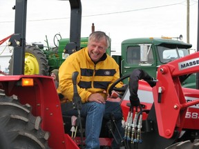 David Ramsay, then MPP for Timiskaming-Cochrane, participates in the 2009 International Plowing Match parade in Earlton, Ont. (Photo courtesy Earlton IPM committee)