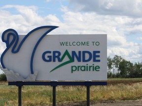 The City of Grande Prairie unveiled its newly installed north and west side entrance features on Friday, Aug. 28, 2020. The new west entrance feature is located at the southeast corner of Highway 43 and Range Road 71.