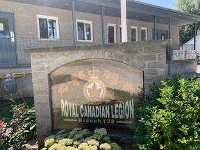 The Mitchell branch of the Royal Canadian Legion, br. 128. ANDY BADER