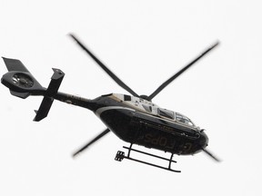 An OPP helicopter was involved Sunday in a search for an individual on Manitoulin who fled on an ATV after a domestic incident involving threats with a weapon.