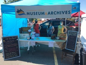 Danielle Klatchuk, a Strathma educator, said they are hoping to do Museum at the Market at the different markets at least once a month but hopefully more. Photo Supplied