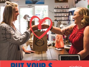 The Put Your $ Where Your Heart Is campaign is encouraging residents to shop local. Submitted