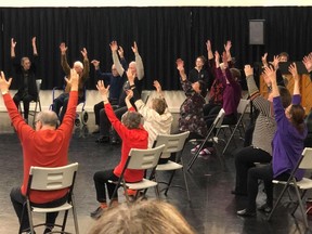 The Dancing with Parkinsons group at Quinte Ballet School of Canada will celebrate its 100th class Thursday. The group has been meeting every Thursday since September 2017.
SUBMITTED PHOTO