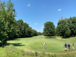 Golfers make their way along the course during Friday's TMHF Golf Classic. Approximately 230 golfers participated in the socially-distanced fundraiser for the local hospital foundation.
VIRGINIA CLINTON