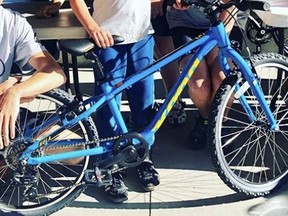 Belleville police are hoping to reunited this bicycle with its proper owner, a nine-year-old child who had won the bicycle as part of a fundraising challenge for the Belleville General Hospital Foundation. The bicycle was reported stolen sometime between Friday and Saturday.
SUBMITTED