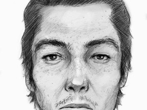 Ontario Provincial Police are requesting the public's help in identifying a man who was struck and killed while walking on Highway 401 earlier this month. The OPP have released this artist's sketch of what the man looks like.
OPP IMAGE