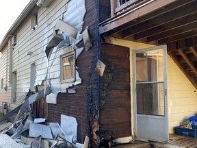 For the second time in a month a three-apartment home on Mohawk Street, at Emilie Street, was deliberately set on fire. The fires and an earlier drive-by shooting have residents fearful for their safety.